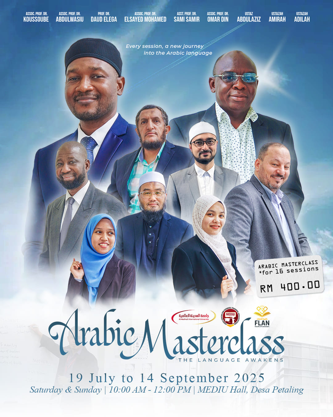 Arabic Masterclass Training poster 1